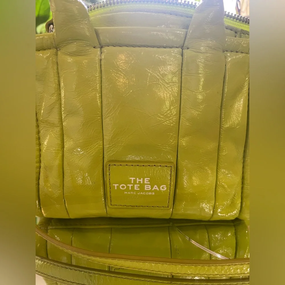 Marc Jacobs Lime Green Mini Tote. EUC - Picture 7 of 11